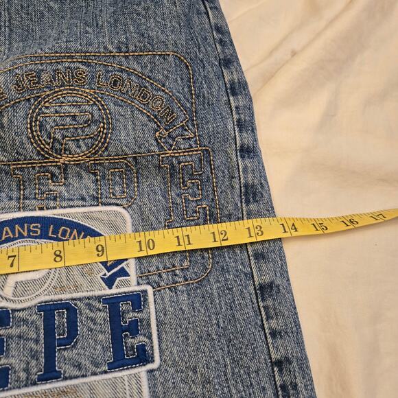 Vintage Pepe Jeans UK Size 36 x 33 PJL Patches and Embroidery Y2K *read* - Picture 13 of 15